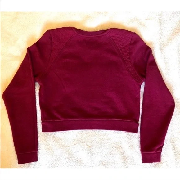 Crop Top Sweatshirt - Cheetah / Leopard Knit Design XS PACSUN - Picture 6 of 8